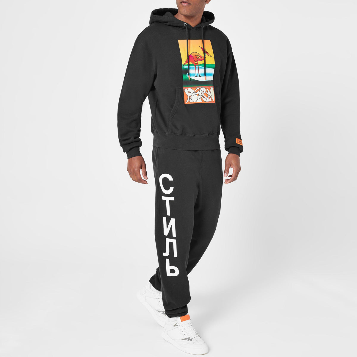 Abstract Heron Hoodie