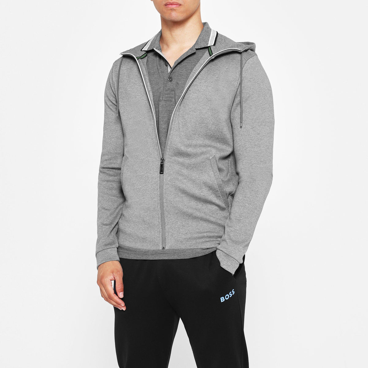 Saggy Curve Zip Hoodie
