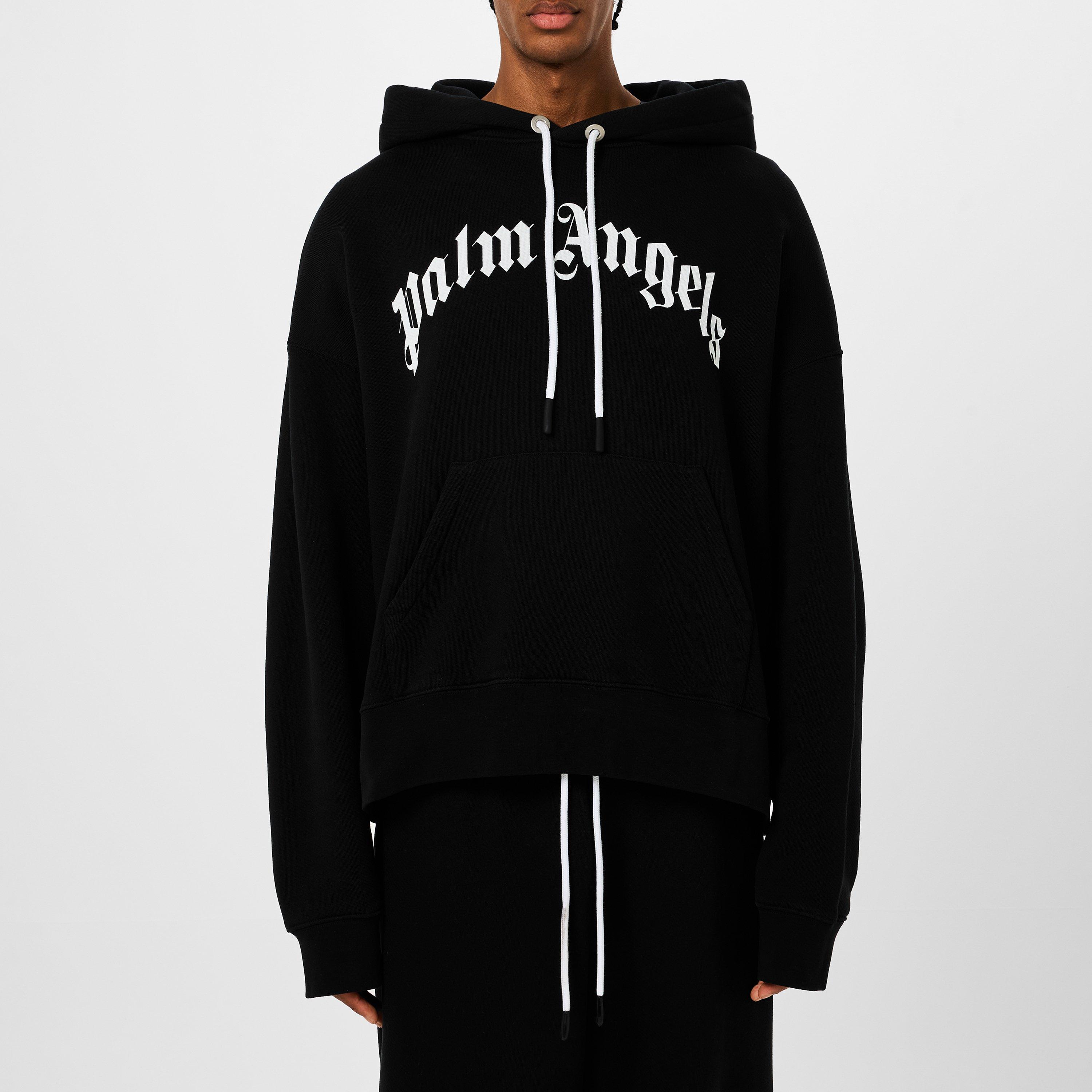 Curved Logo Hoodie