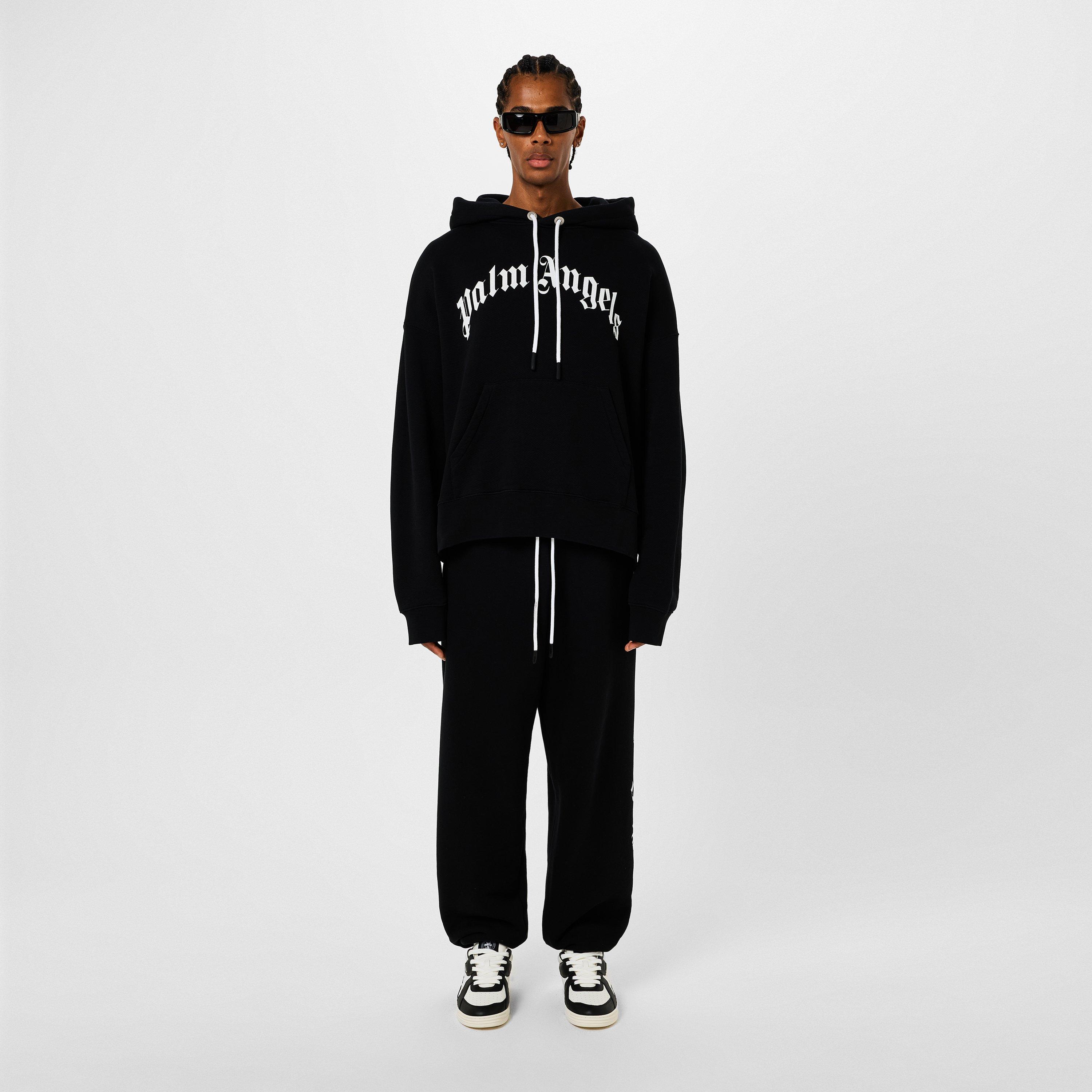 Curved Logo Hoodie