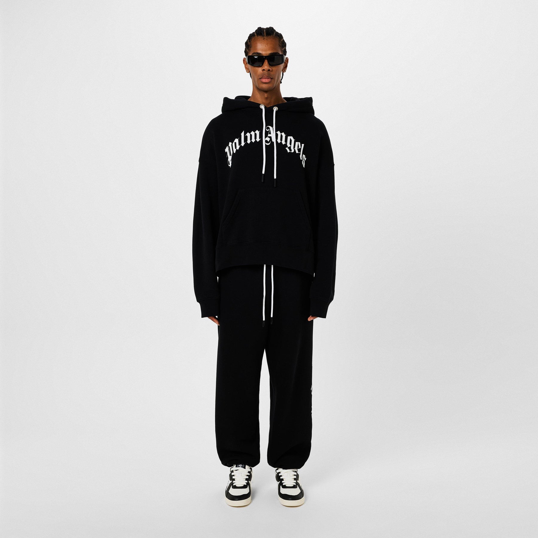 Curved Logo Hoodie
