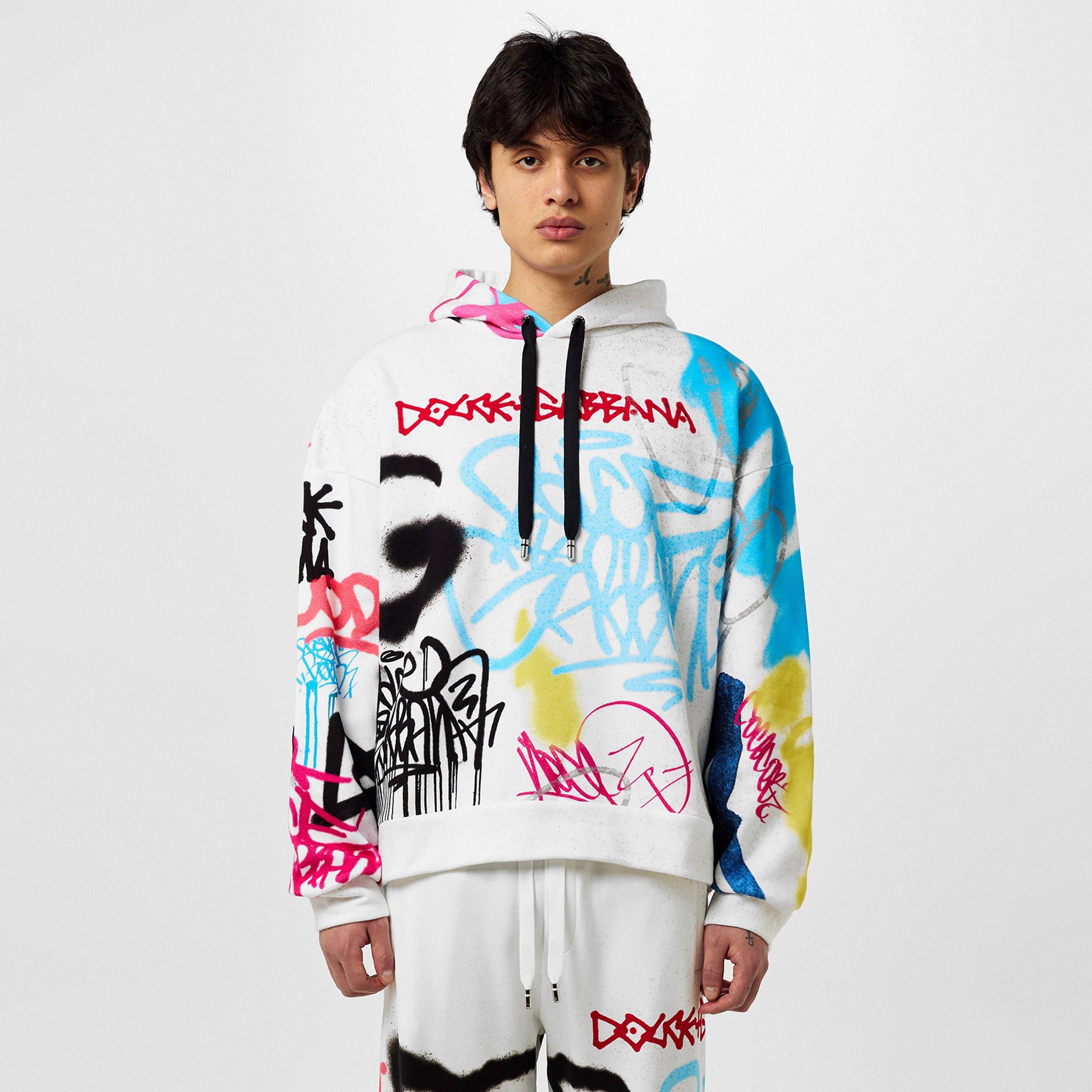 Spray Graffiti Logo Hoodie