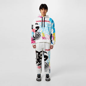 Spray Graffiti Logo Hoodie