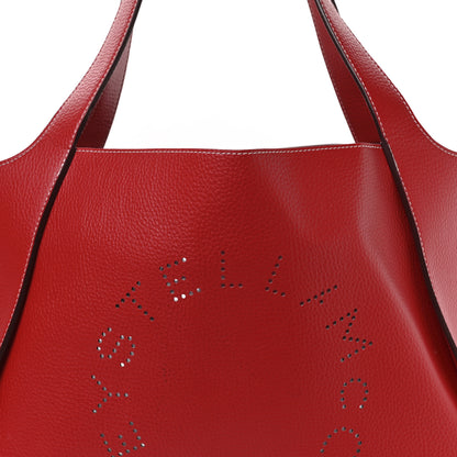 Grainy Alter Mat Perforated Tote Red