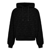 Men's Bouclé Hoodie, Luxurious Construction