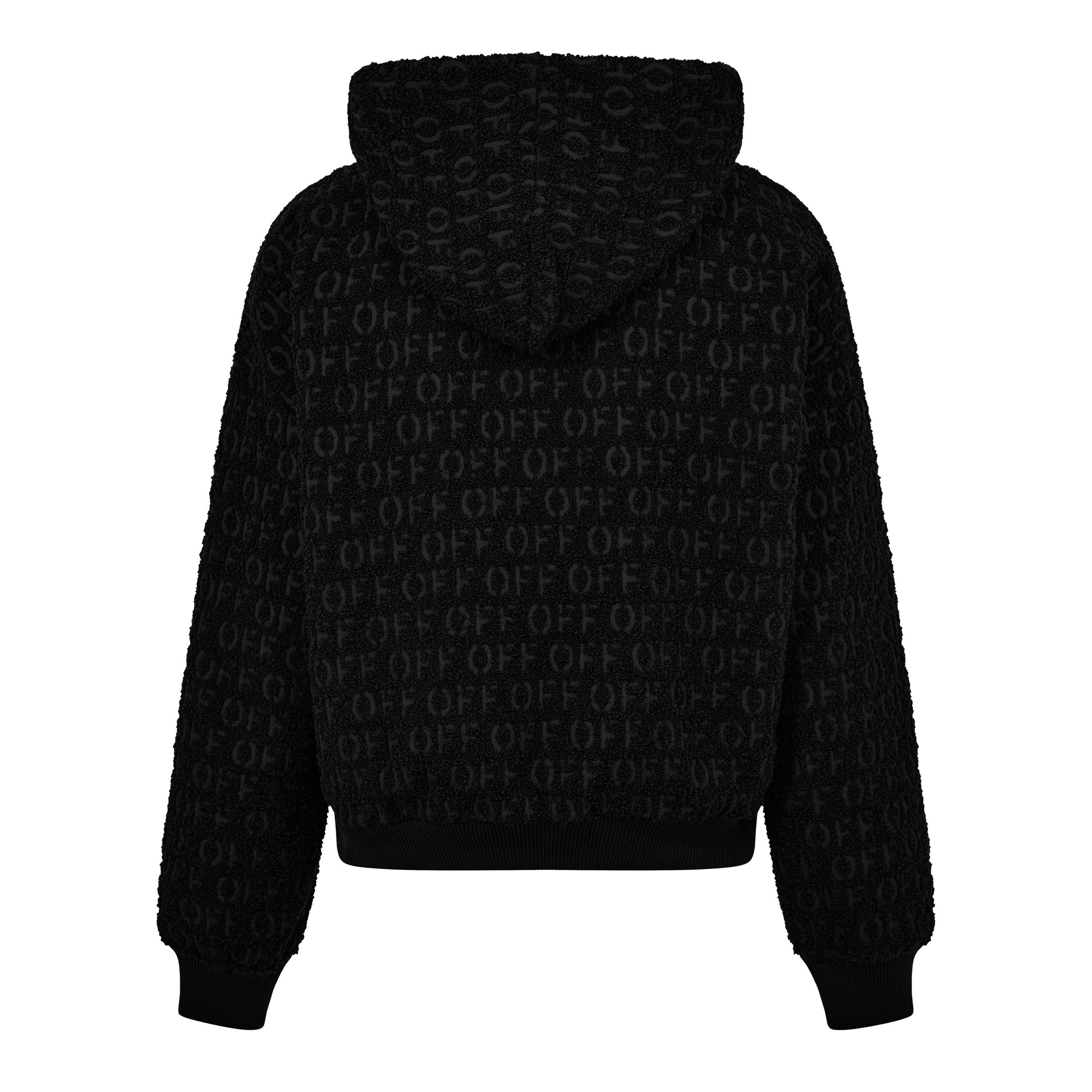 Men's Bouclé Hoodie, Luxurious Construction