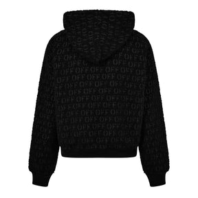 Men's Bouclé Hoodie, Luxurious Construction