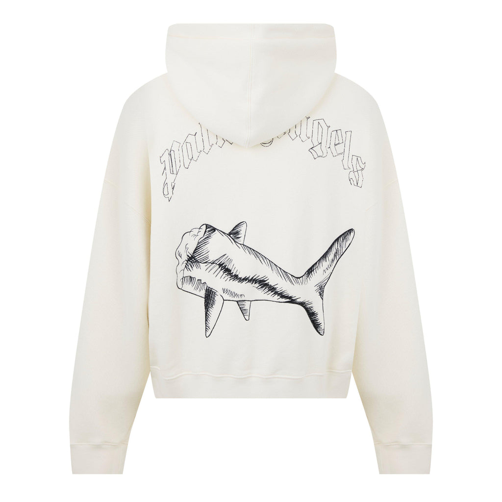 Shark Print Hoodie