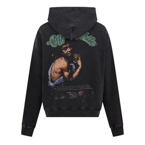 Men's Bacchus Skate Hoodie, Unique Distressed Print