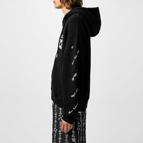 Men's 23 Logo Skate Zip Hoodie, All-Over Logo Embroidery