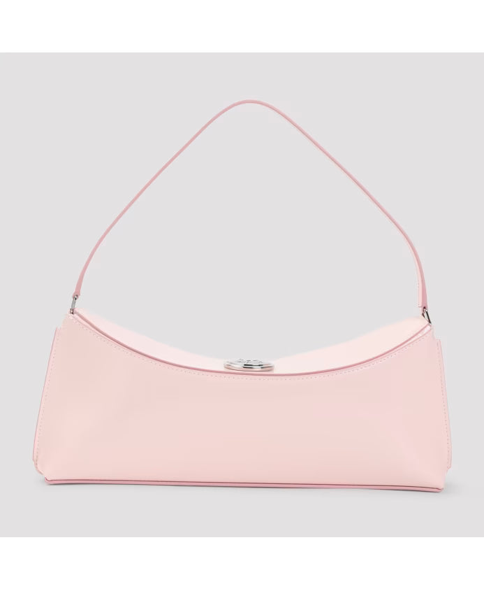 Pink & Purple Women's Leather Handbag