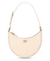 Signature Mini Leather Hobo Bag