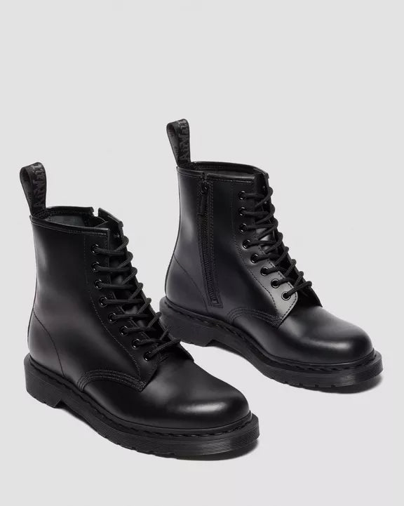 1460 ZIP MONOCHROME SMOOTH LEATHER BOOTS