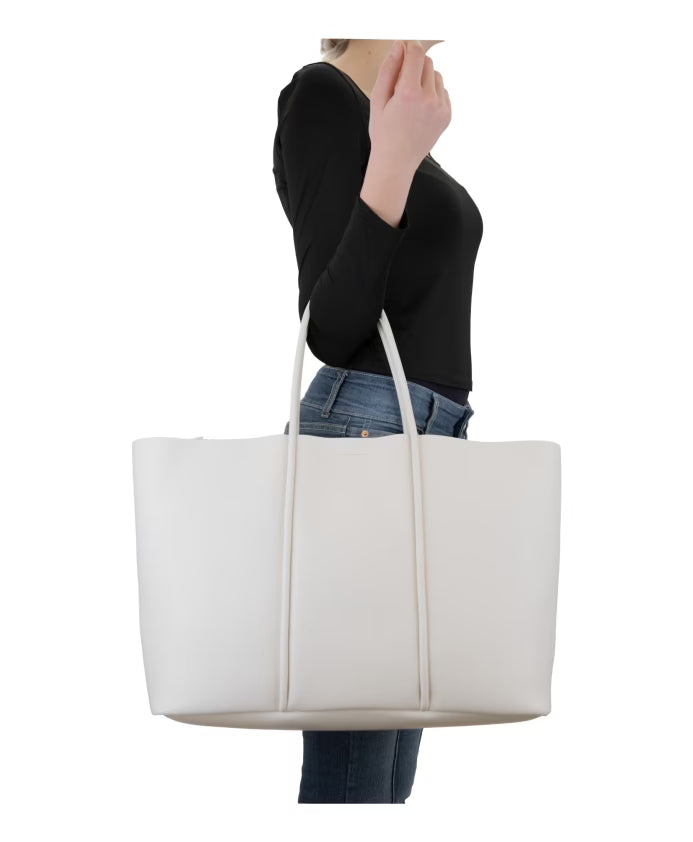 Leather Shoulder Bag Magnetic Button