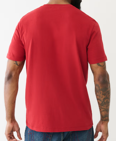 LOGO PANEL HENLEY TEE