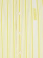Jacquemus 'La Chemise Simon' Yellow Shirt with Classic Collar and All-Over Striped Motif in Cotton Man