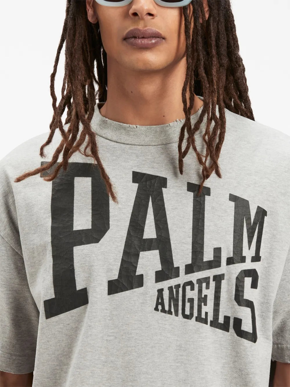 Palm Angels logo-print crew-neck T-shirt