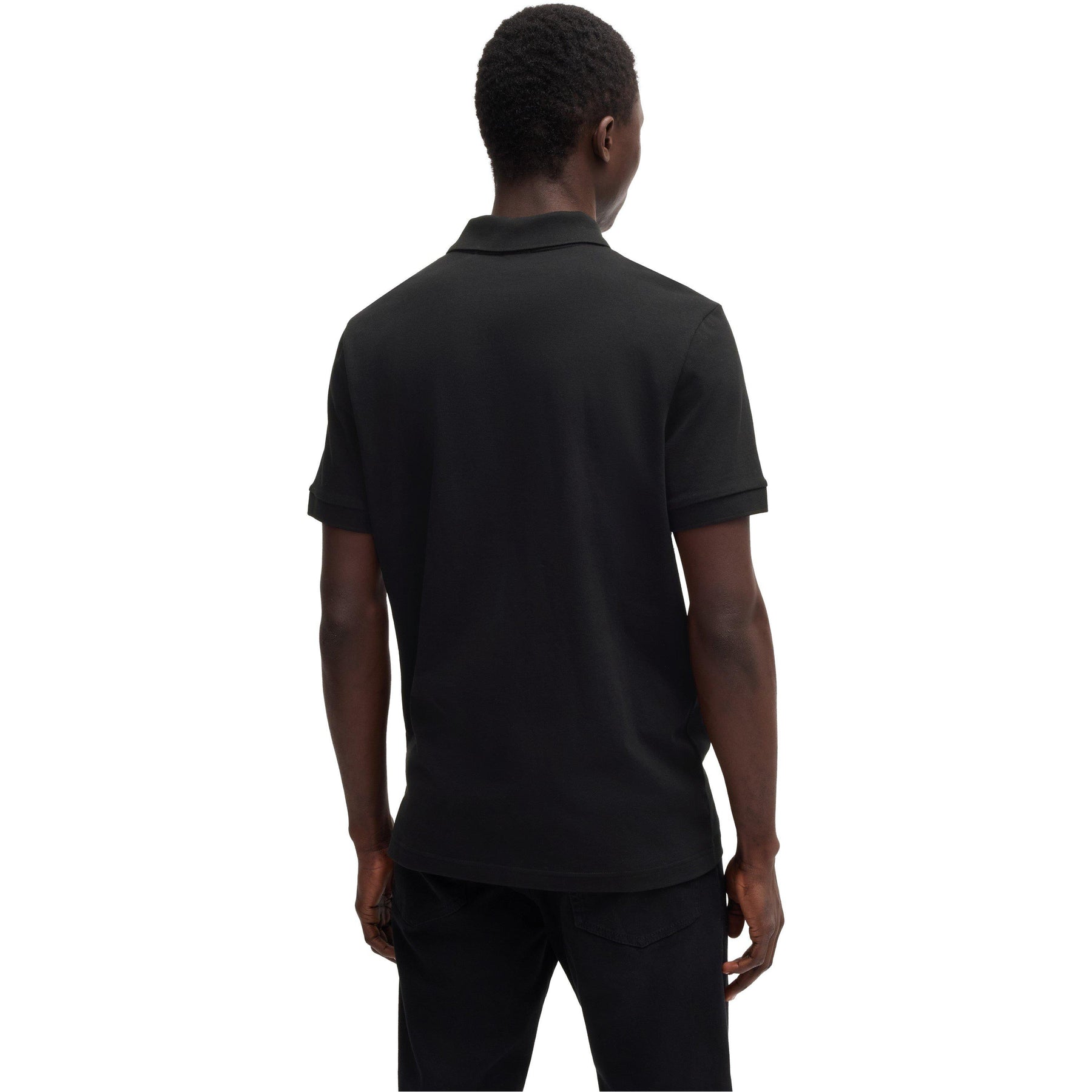 Men's Quarter Zip Fastening Polo