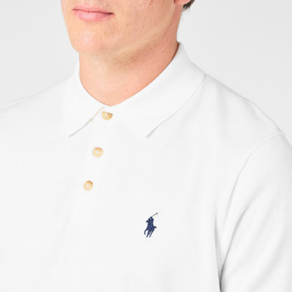 Men's Knitted Short-Sleeve Polo Shirt