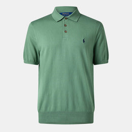 Men's Knitted Short-Sleeve Polo Shirt
