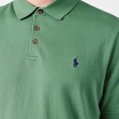 Men's Knitted Short-Sleeve Polo Shirt