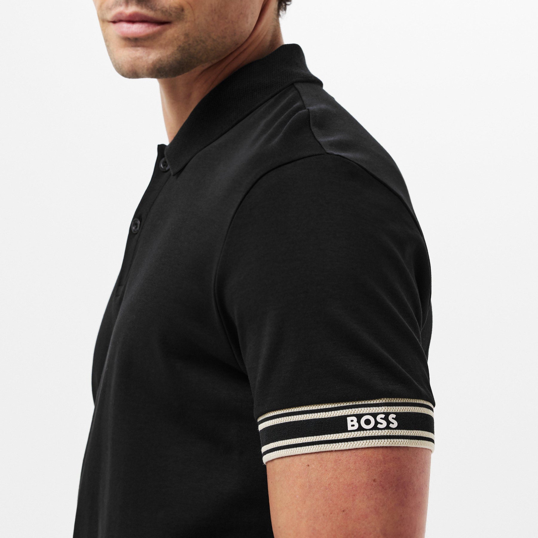 Men's HBG Zone Sleek Button-Up Polo Shirt