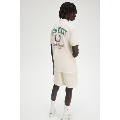 Club Back Print Short Sleeve Polo Shirt