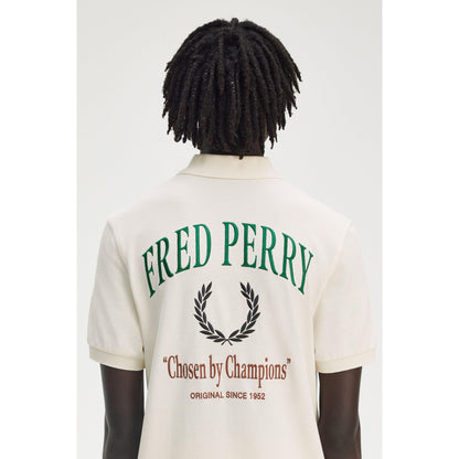 Club Back Print Short Sleeve Polo Shirt