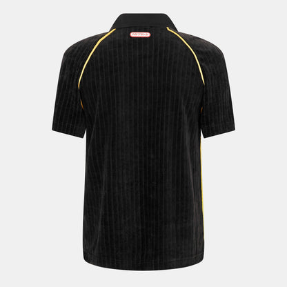 Velour Short Sleeve Polo Shirt