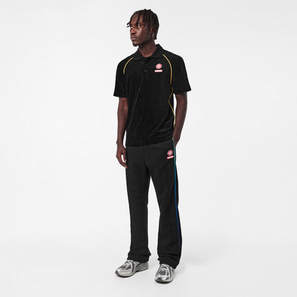 Velour Short Sleeve Polo Shirt