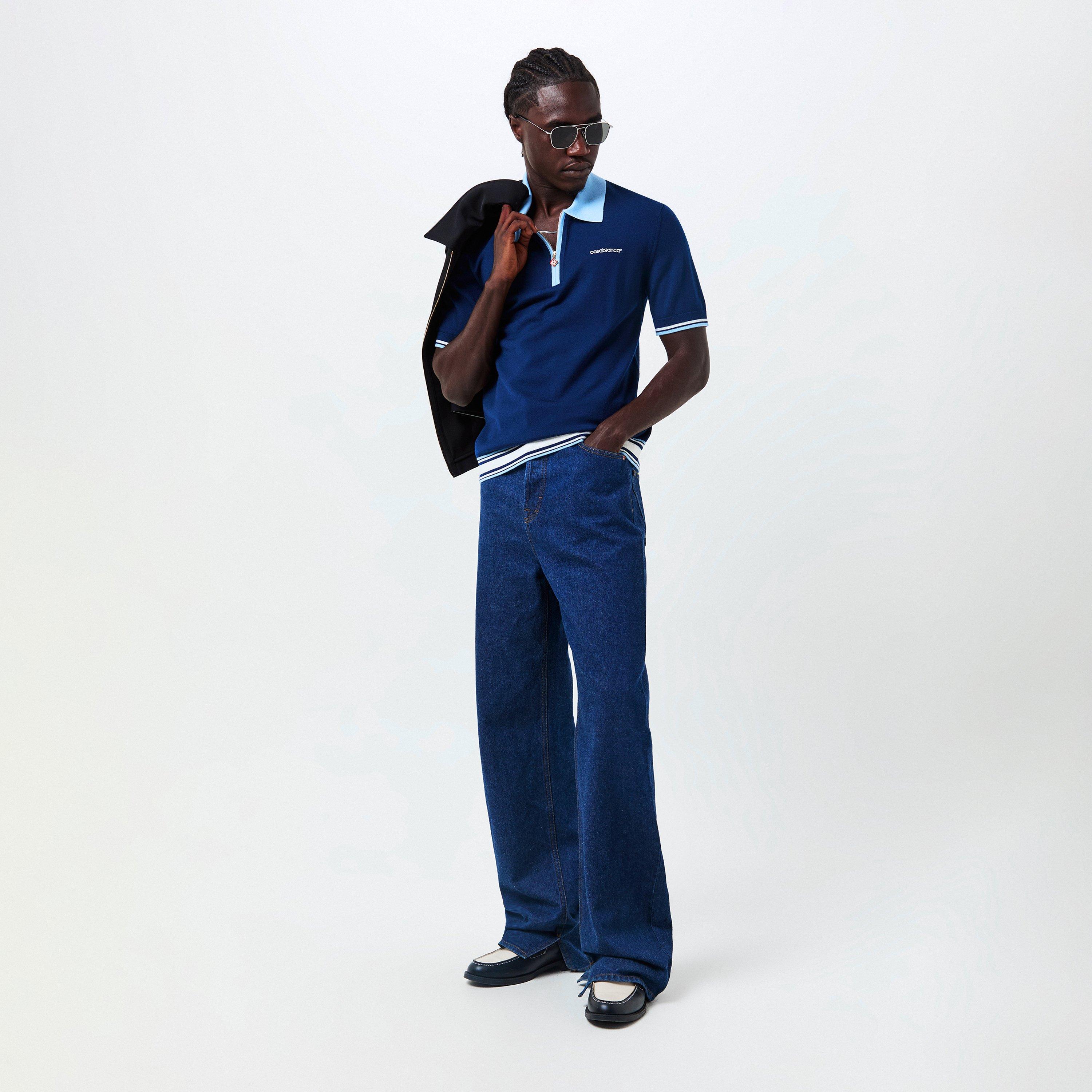 Men's Casa Merino Short-Sleeve Polo Shirt