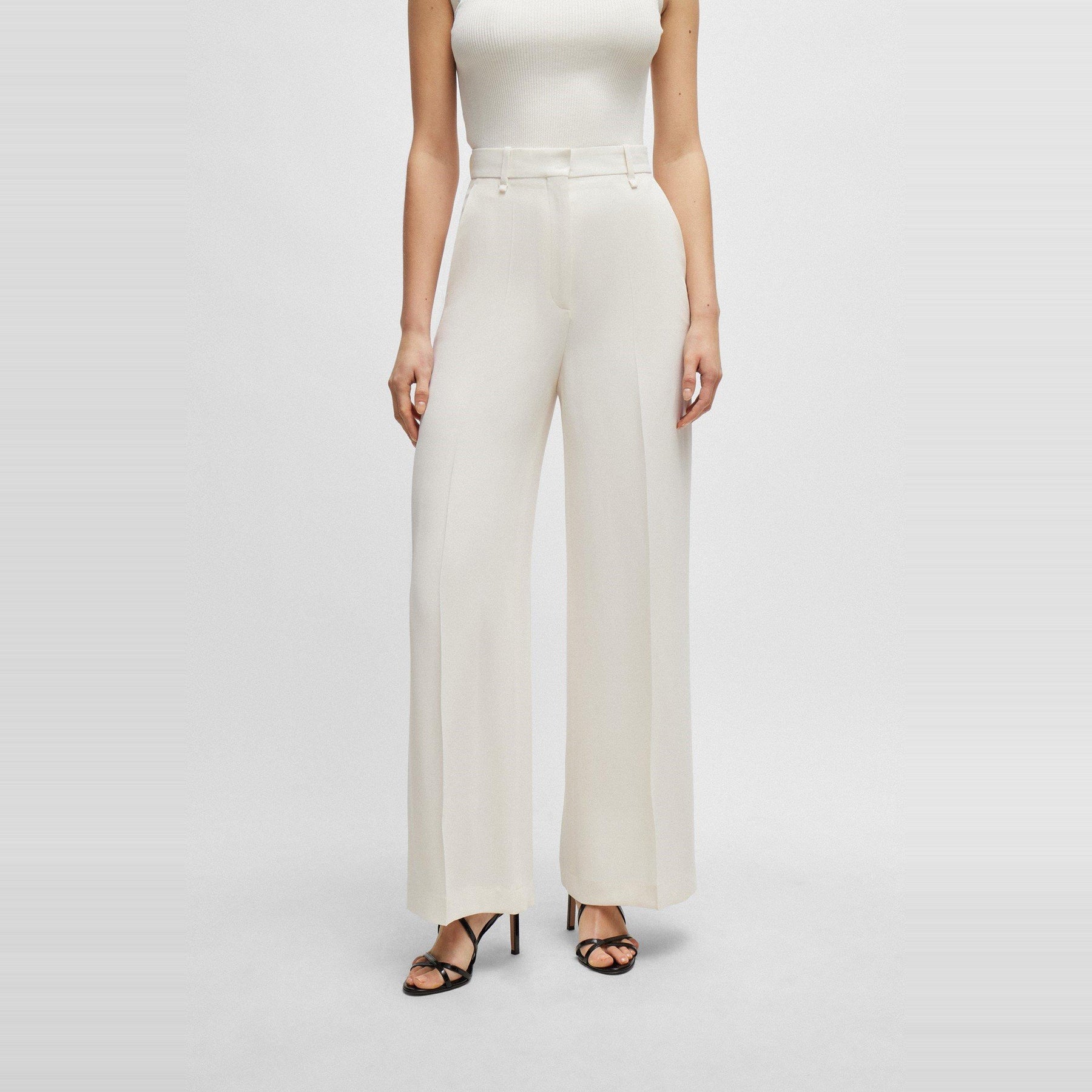 Tikela Straight Leg Trousers, Straight Leg Design
