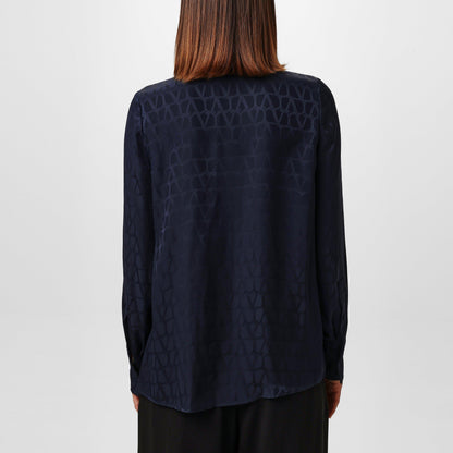 Iconographe Silk Jacquard Shirt
