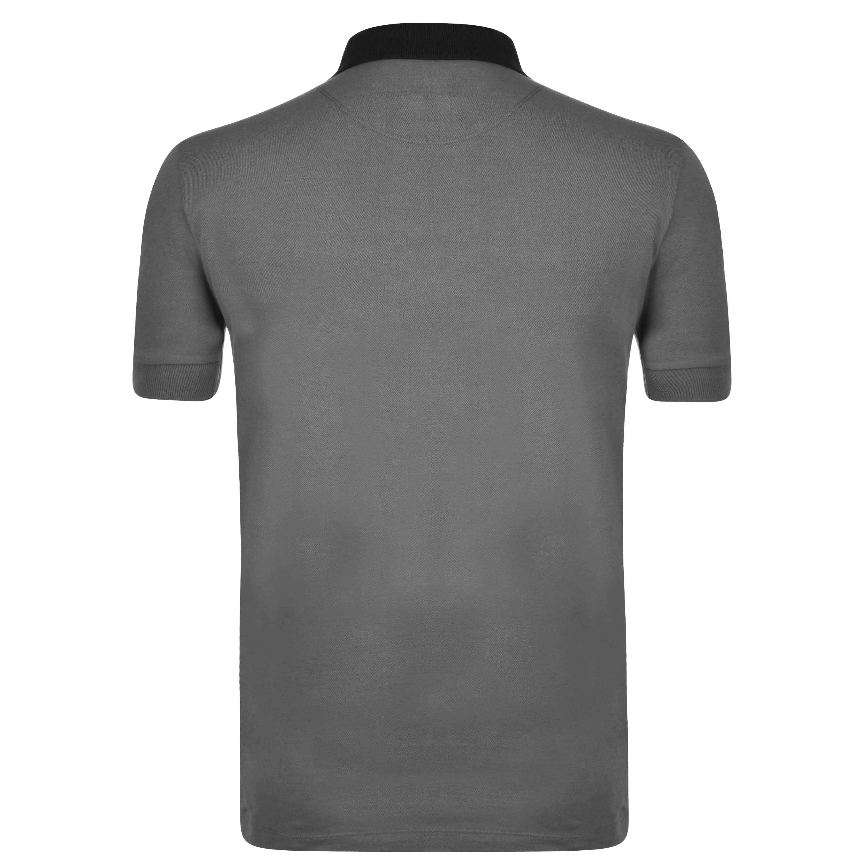 Men's Plain Cotton Contrasting Collar Polo Shirt