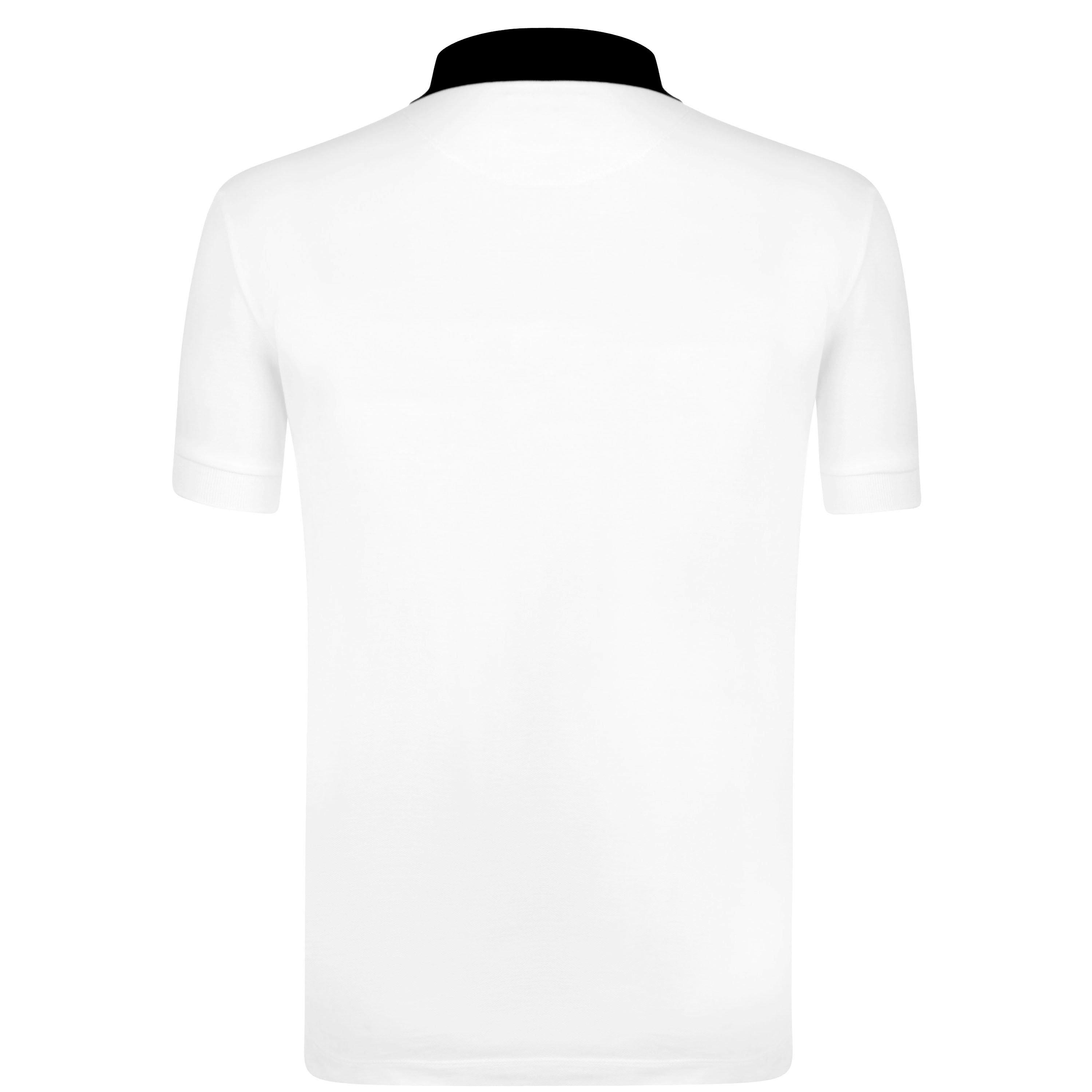 Men's Plain Cotton Contrasting Collar Polo Shirt