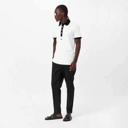 & Short Sleeve Polo Shirt