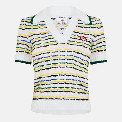 Multi Short Sleeve Tailored Fit Polo Shirt