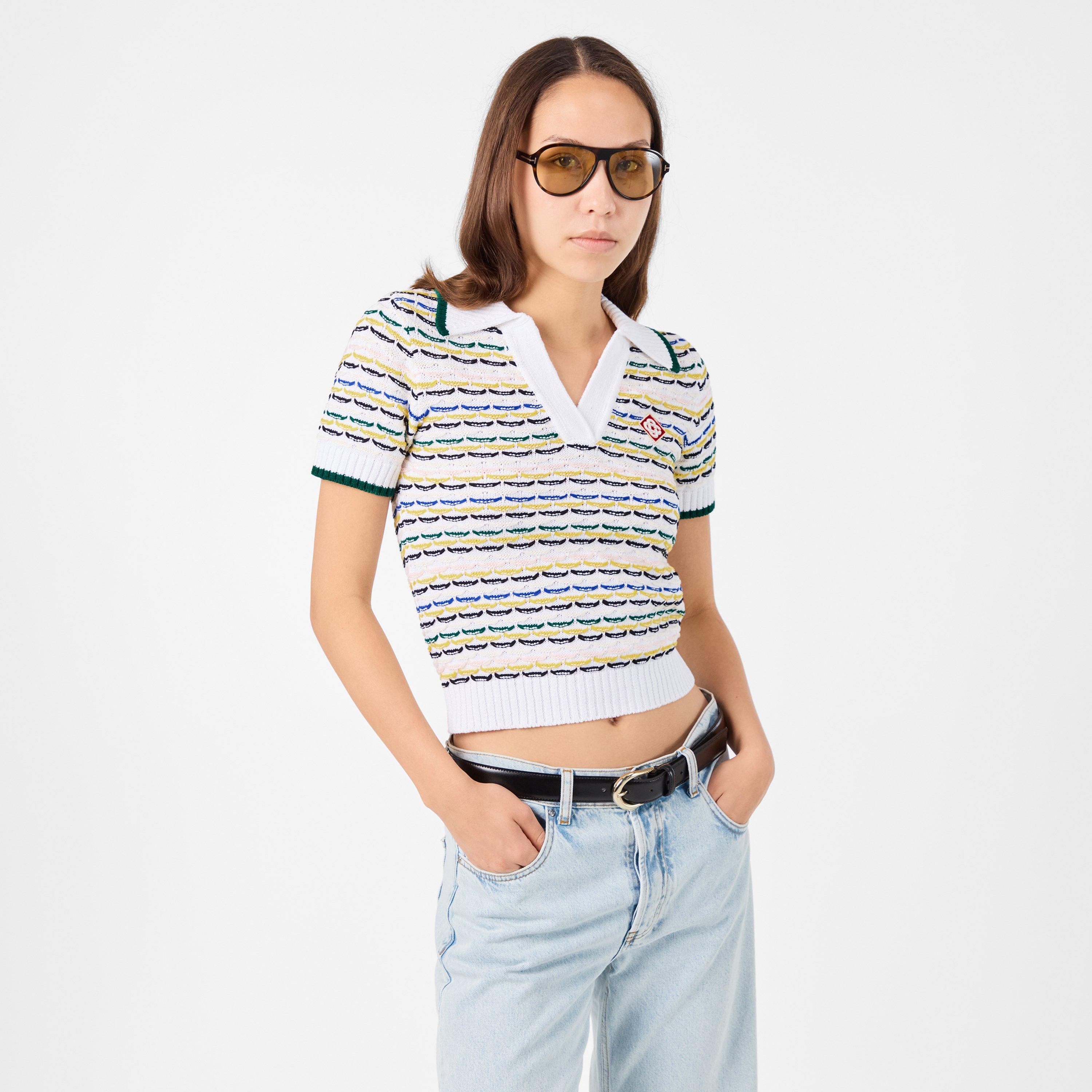 Women's Casa Multi Short-Sleeve Polo Shirt