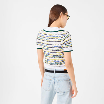 Multi Short Sleeve Tailored Fit Polo Shirt
