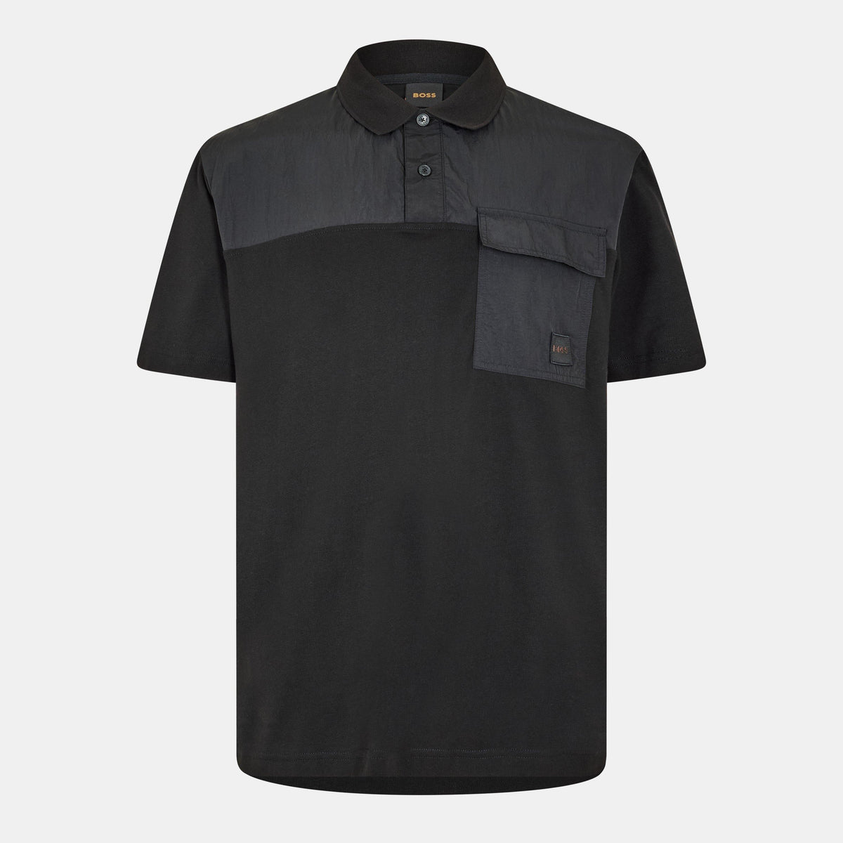 Men's Panel Short-Sleeve Polo