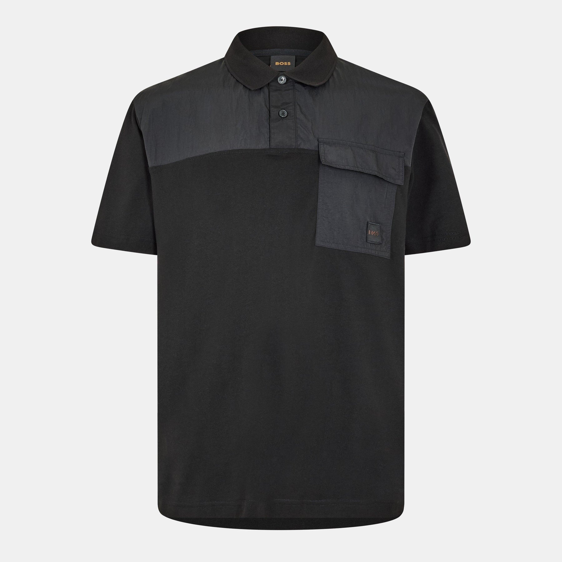Men's Panel Short-Sleeve Polo