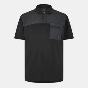 Men's Panel Short-Sleeve Polo