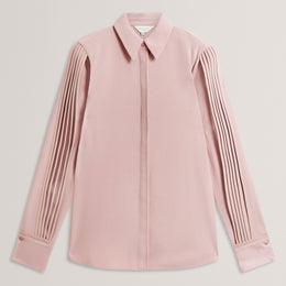 Ted Baker Piping Detail Relaxed Long Sleeve Shirt