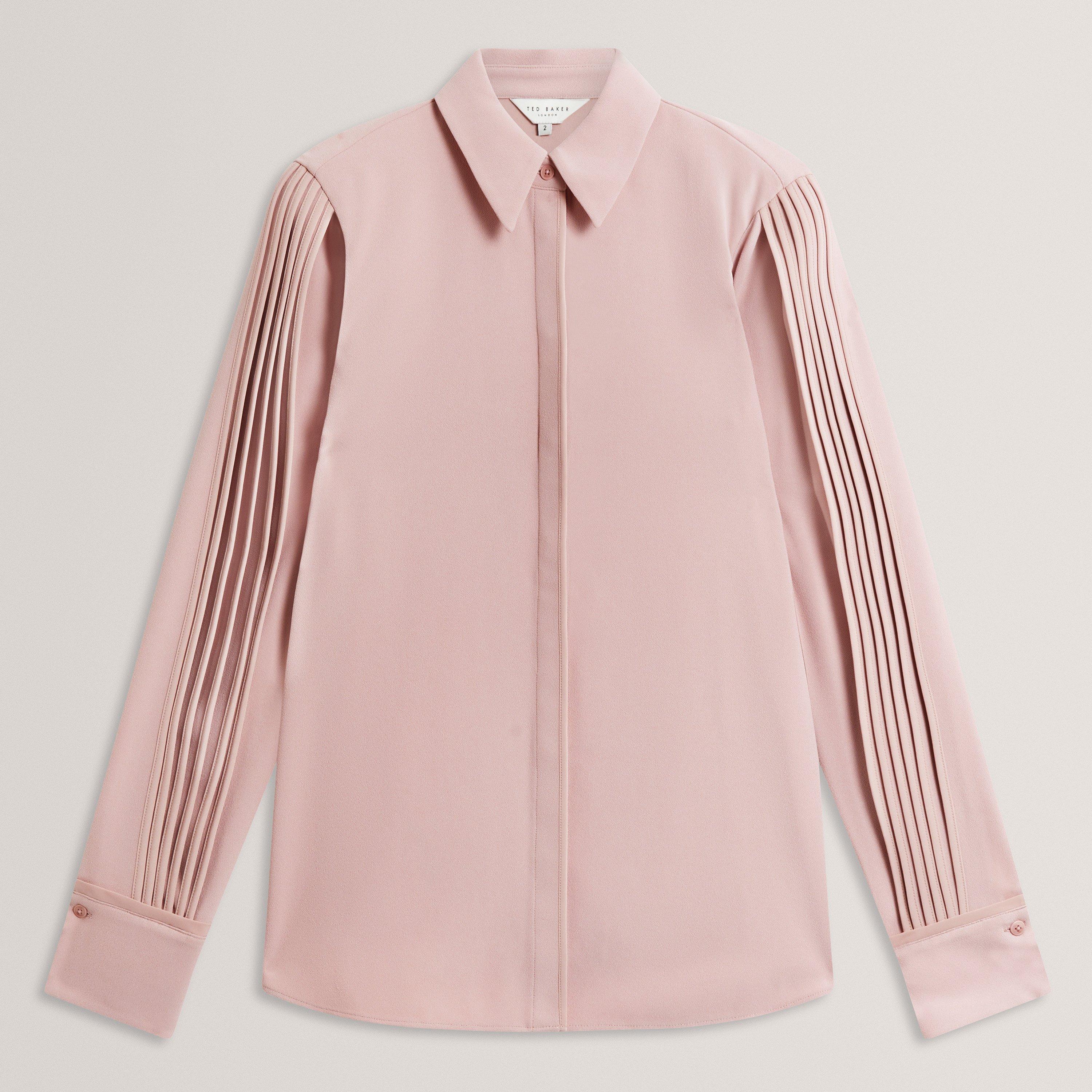 Ted Baker Piping Detail Relaxed Long Sleeve Shirt