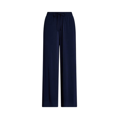 Stretch Jersey Wide Leg Trousers