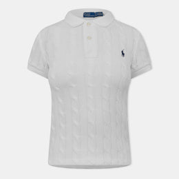 Short Sleeved Cable Knit Jumper