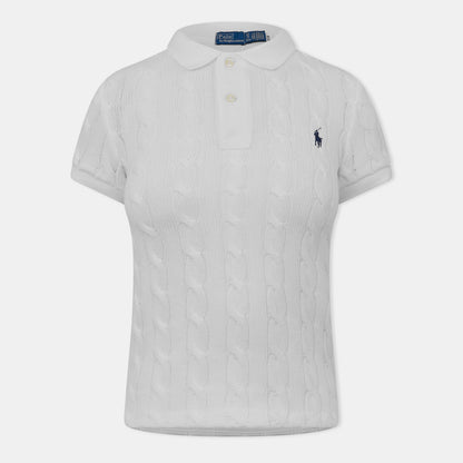 Short Sleeved Cable Knit Jumper
