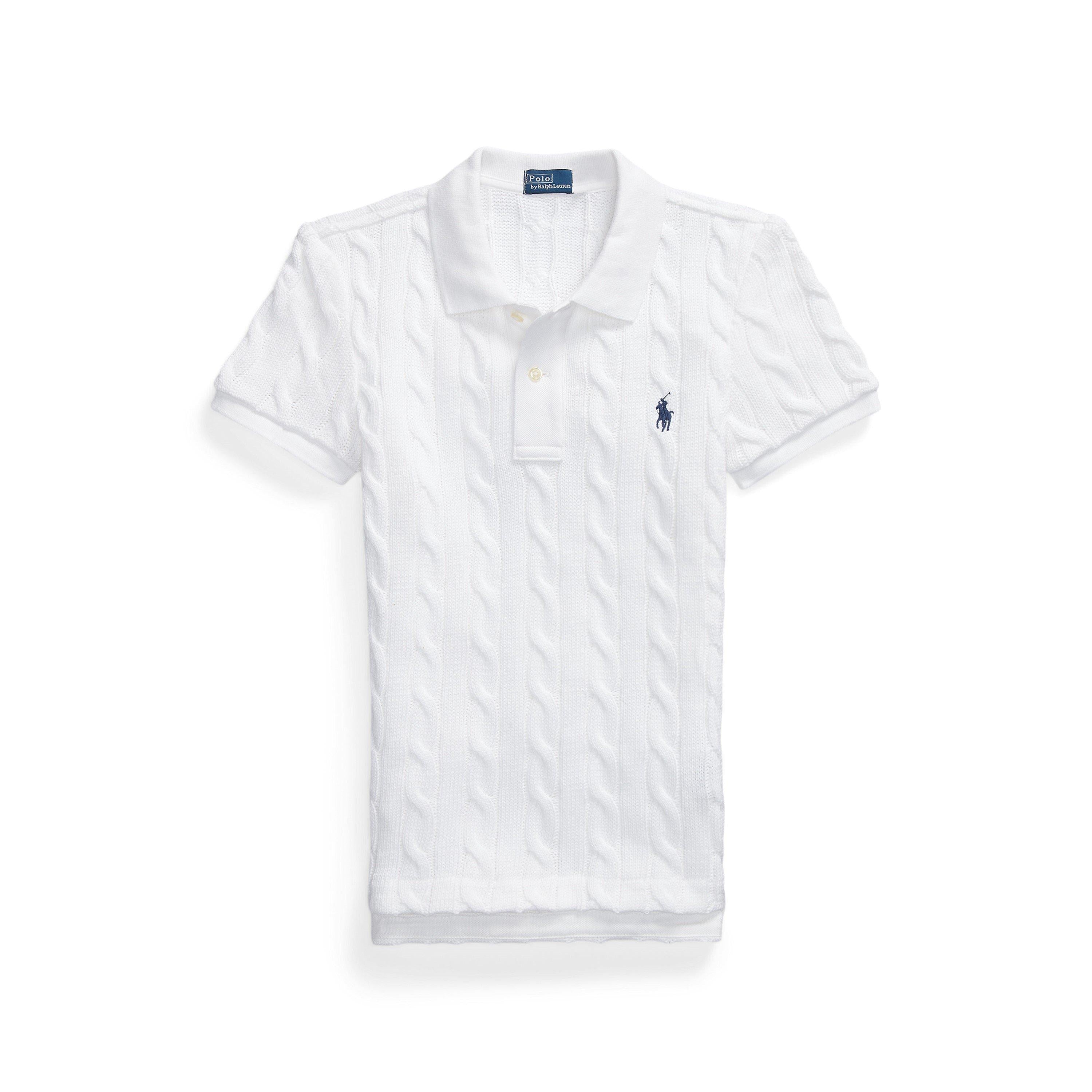 Short Sleeved Cable Knit Jumper
