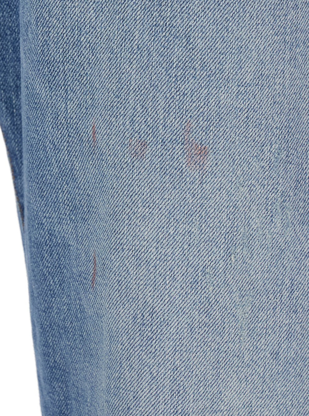 Polo ralph lauren Blue Jeans with Five-Pocket Design and Logo Patch on the Back in Denim Man
