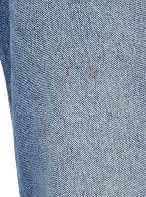 Polo ralph lauren Blue Jeans with Five-Pocket Design and Logo Patch on the Back in Denim Man